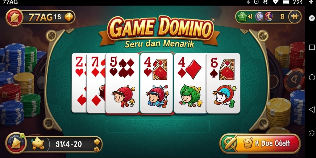 Tampilan gameplay 77AG yang menarik dan seru.
