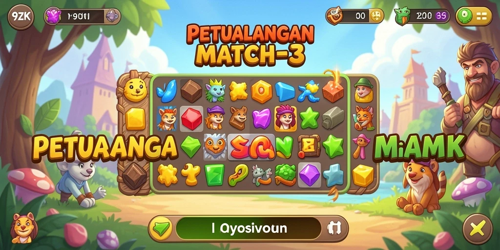 Gameplay seru dan penuh warna di 9ZK.