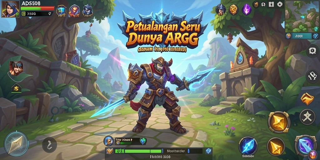 Gameplay seru ADS508 dengan aksi pertarungan menegangkan.