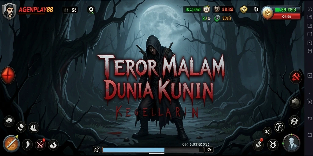 Tangkapan layar AGENPLAY88 menampilkan suasana gelap yang menegangkan.