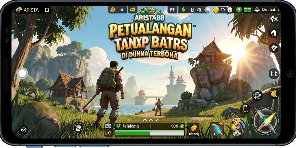 Tampilan gameplay ARISTA88 di dunia terbuka yang menakjubkan.