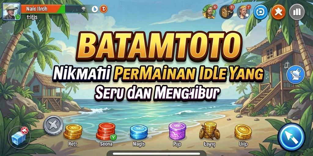 Screenshot gameplay menunjukkan aksi seru di BATAMTOTO.