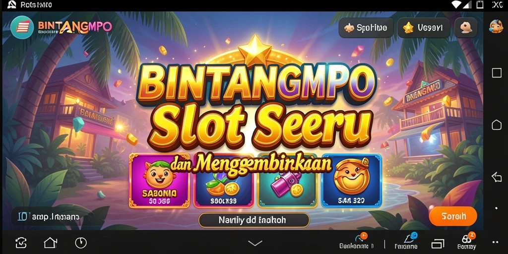 Screenshot BINTANGMPO menampilkan gameplay slot yang menarik.