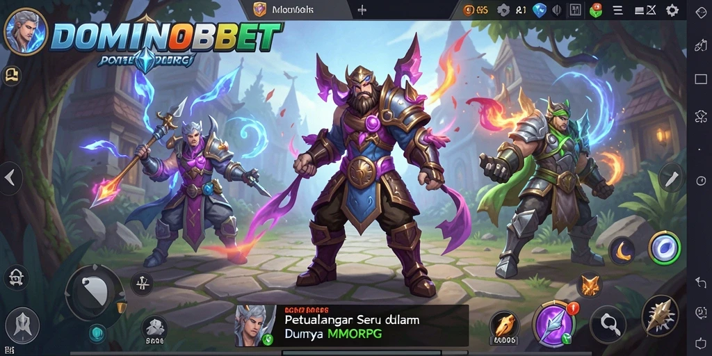 Tampilan gameplay mendebarkan dari DOMINOBET yang penuh aksi.