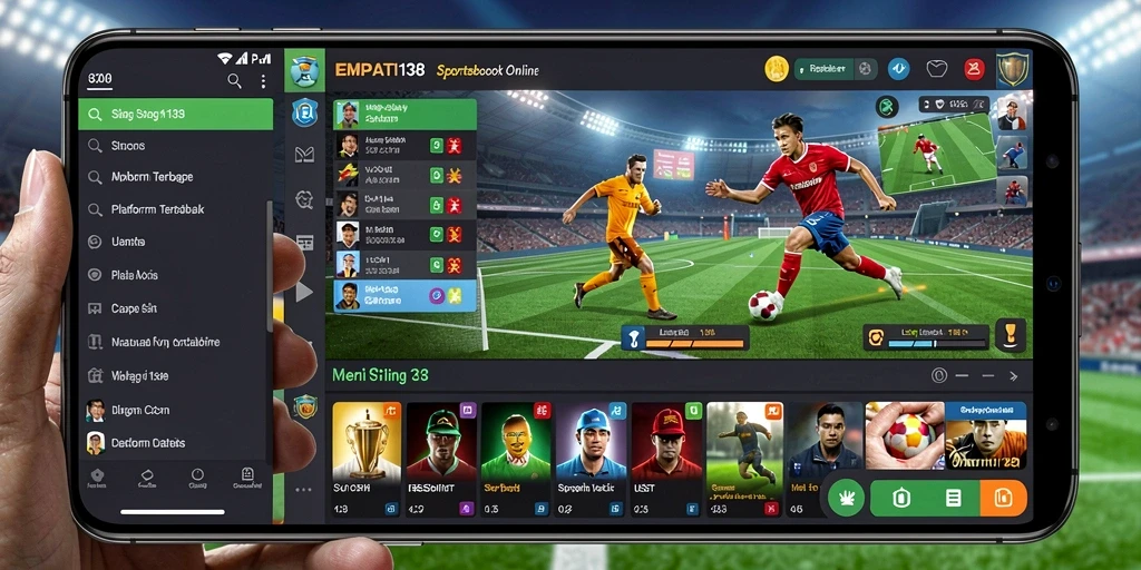 Tampilan menarik dari gameplay Sportsbook EMPATI138.