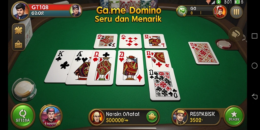 Tampilan gameplay menegangkan dan seru di GT108.