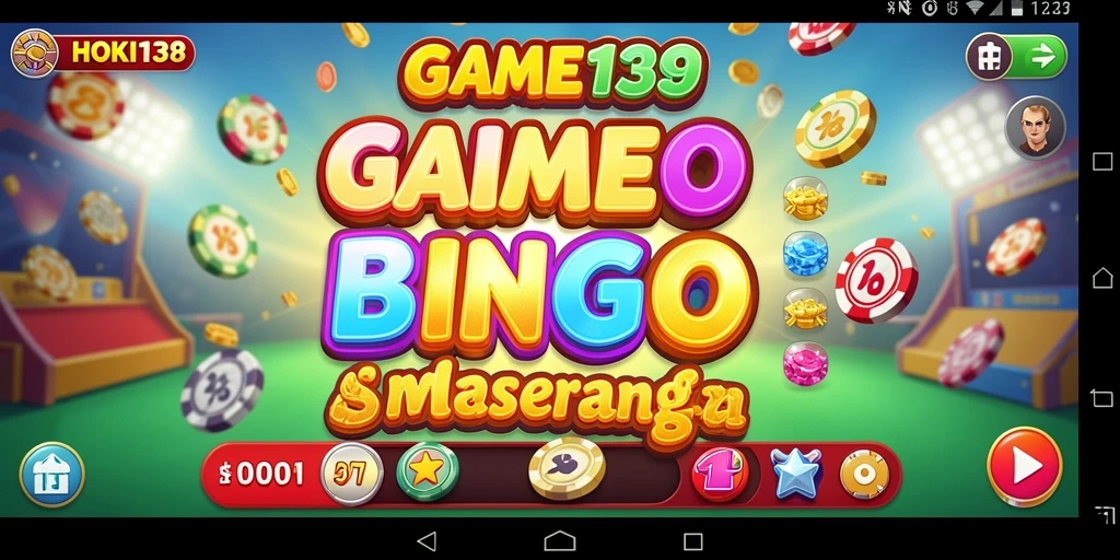 Tampilan gameplay HOKI138 yang seru dengan suasana Bingo yang nyata.