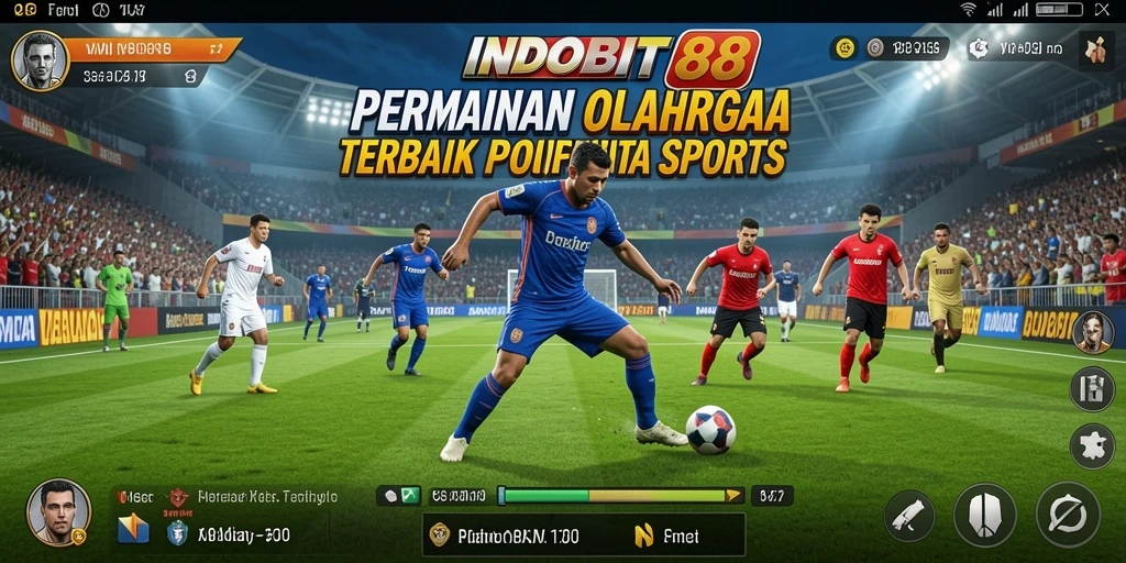 Screenshot gameplay INDOBIT88 yang menampilkan aksi olahraga yang seru.