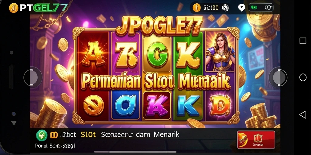 Tampilan seru dari gameplay Slot di JPTOGEL77.