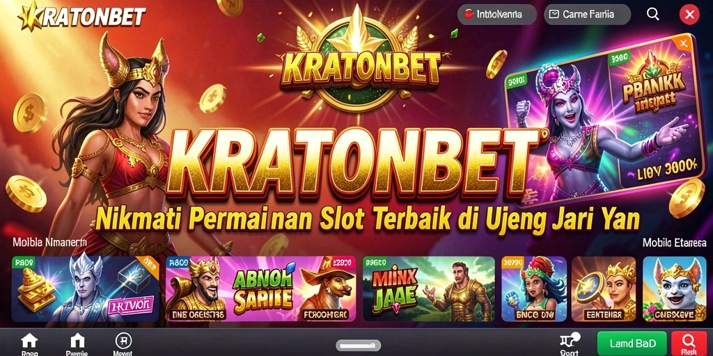 Tampilan gameplay Slot KRATONBET yang seru dan dinamis.