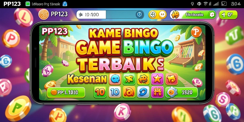 Tampilan menarik dari gameplay Bingo di PP123 dengan banyak pemain.