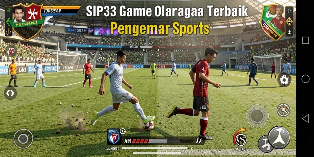 Tampilan menarik permainan olahraga di SIP33 dengan grafis tinggi.