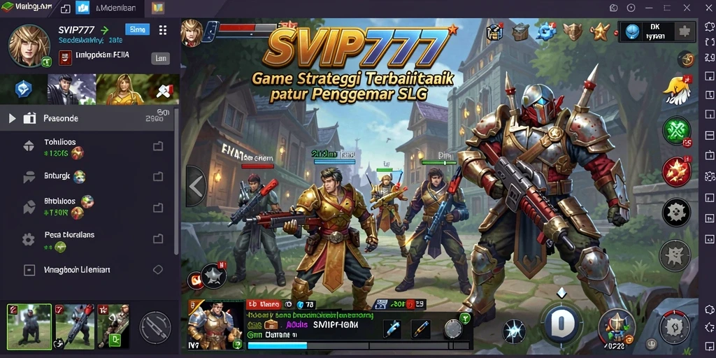 Tampilan menarik dari gameplay SLG di SVIP777.
