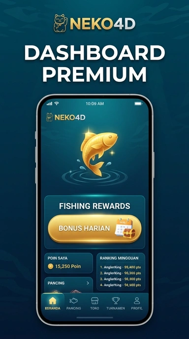 Antarmuka pengguna aplikasi neko4d yang bersih dan intuitif.